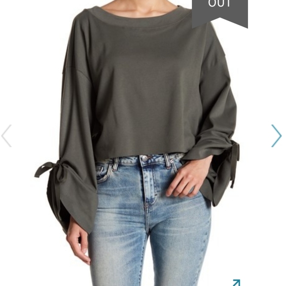 Free People Holala Crop Sweatshirt - Picture 2 of 8